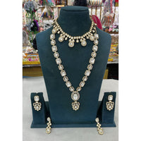 Manisha Jewellery Traditional Majesty Double Layer Kundan Necklace Set