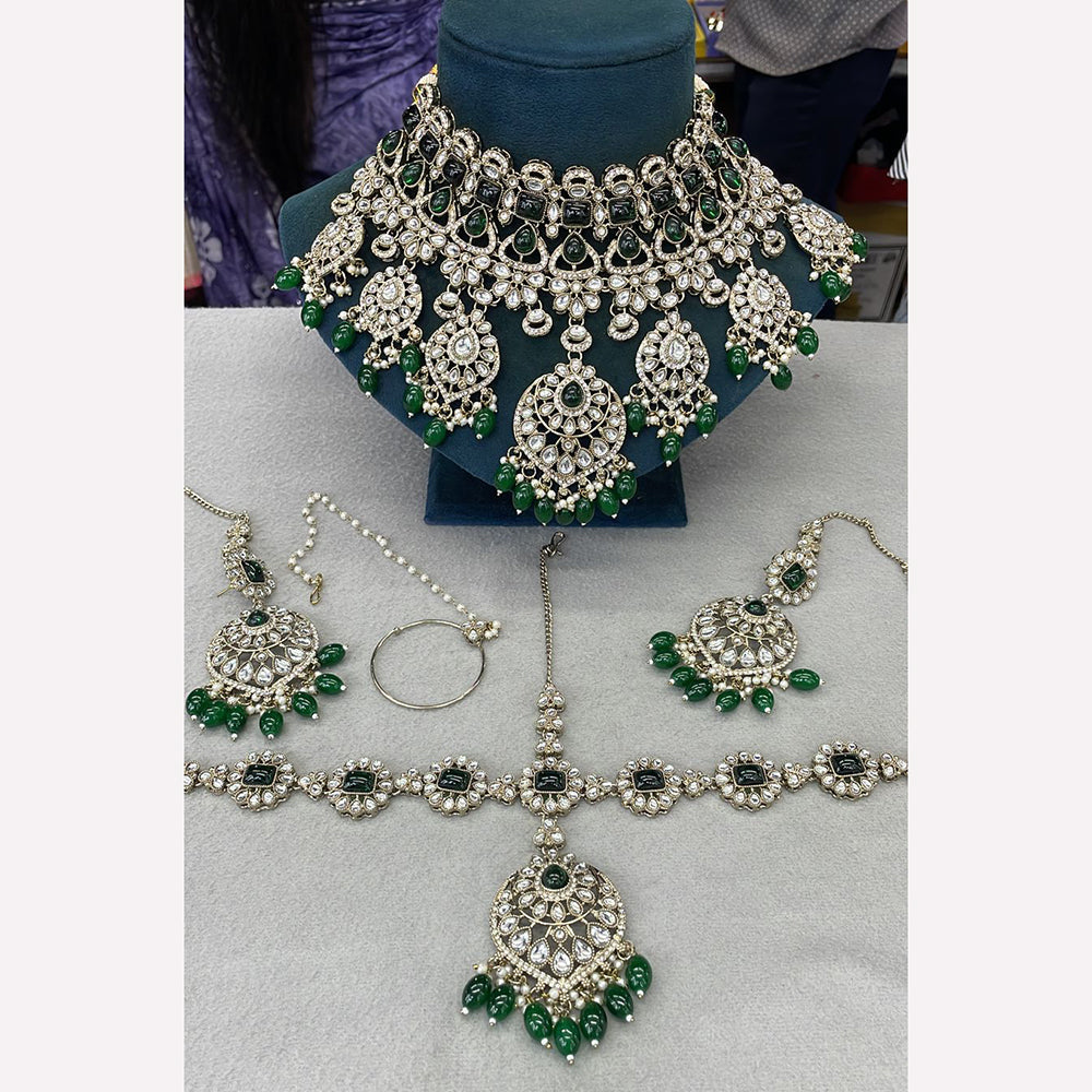 Manisha Jewellery Elegant Vibes Kundan And Pearl Necklace Set