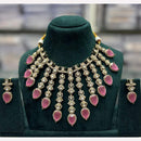 Manisha Jewellery Traditional Wear Pota and Kundan Stone Necklace Set