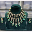 Manisha Jewellery Traditional Wear Pota and Kundan Stone Necklace Set