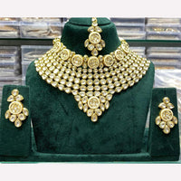 Manisha Jewellery Elegant Vibes Kundan And Pearl Necklace Set