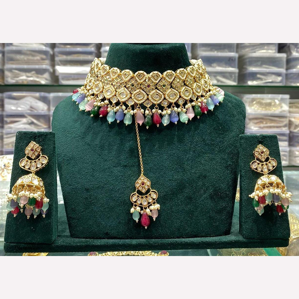 Manisha Jewellery Elegant Vibes Kundan And Pearl Necklace Set