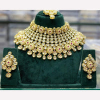 Manisha Jewellery Regal Glow Pota Kundan And Pearl Necklace Set