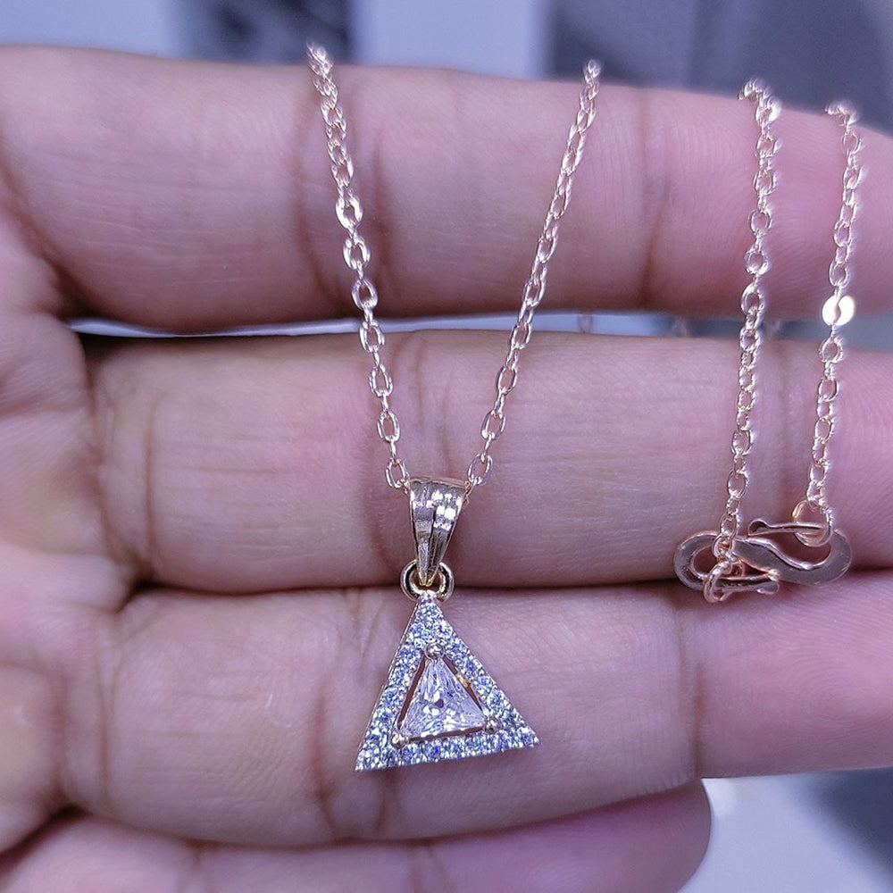 Manisha Jewellery Antique Glow Austrian Diamond Pendant Set