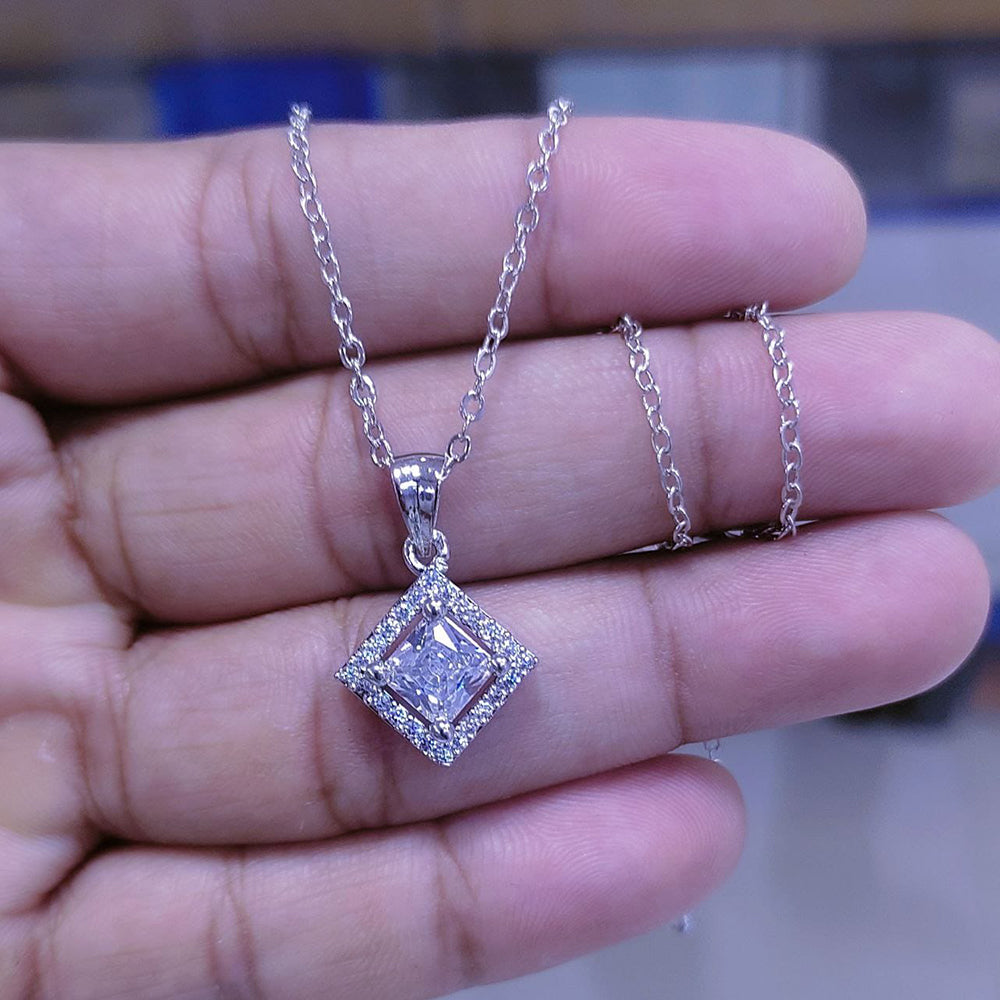 Manisha Jewellery Antique Glow Austrian Diamond Pendant Set