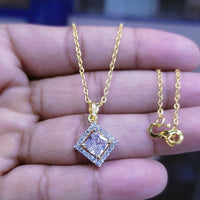 Manisha Jewellery Antique Glow Austrian Diamond Pendant Set