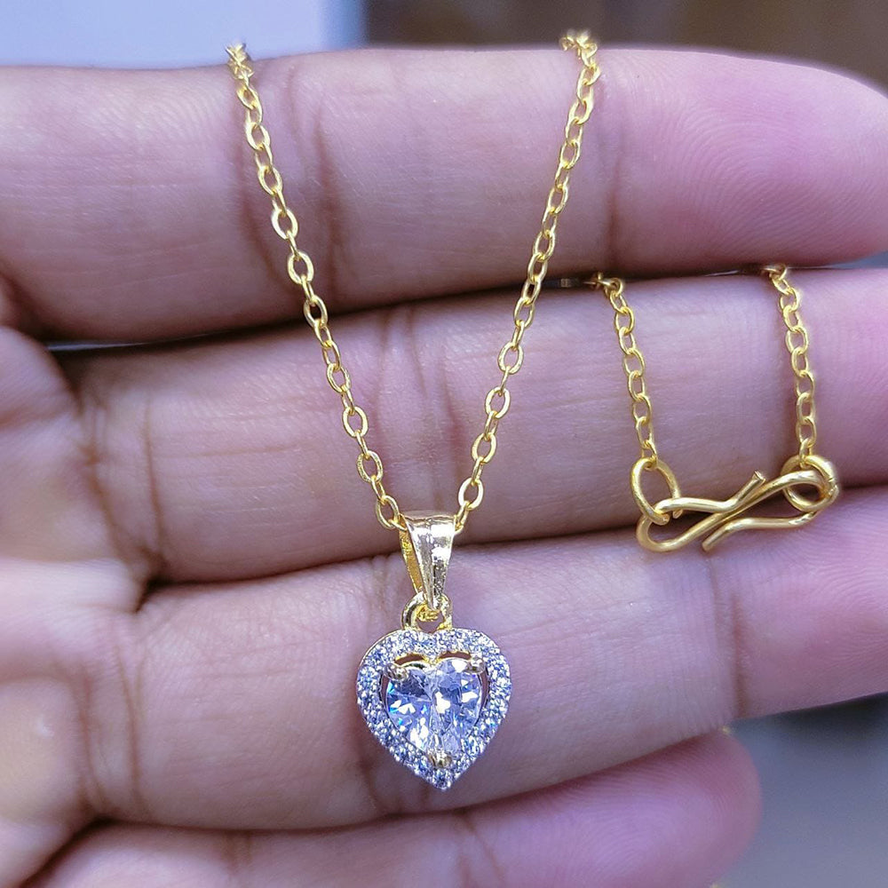 Manisha Jewellery Antique Glow Austrian Diamond Pendant Set