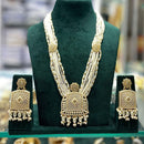 Manisha Jewellery Timeless Crystal Stone And Pearl Long Necklace Set