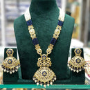 Manisha Jewellery Elegance Pota Stone Pearl And Beads Necklace Set