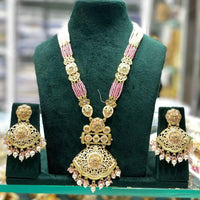 Manisha Jewellery Elegance Pota Stone Pearl And Beads Necklace Set