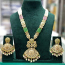 Manisha Jewellery Elegance Pota Stone Pearl And Beads Necklace Set