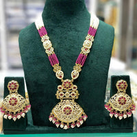 Manisha Jewellery Elegance Pota Stone Pearl And Beads Necklace Set