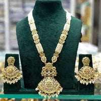 Manisha Jewellery Elegance Pota Stone Pearl And Beads Necklace Set