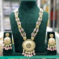 Manisha Jewellery Elegance Pota Stone Pearl And Beads Necklace Set