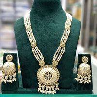 Manisha Jewellery Elegance Pota Stone Pearl And Beads Necklace Set