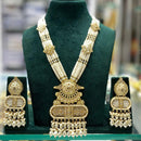 Manisha Jewellery Elegance Pota Stone Pearl And Beads Necklace Set