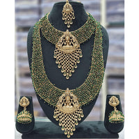 Manisha Jewellery Refined Radiance Pearl Double Necklace Set