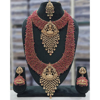 Manisha Jewellery Refined Radiance Pearl Double Necklace Set