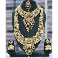 Manisha Jewellery Refined Radiance Pearl Double Necklace Set