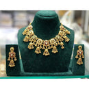 Manisha Jewellery Urban Ethnic Pota Stone And Pearl Necklace Set
