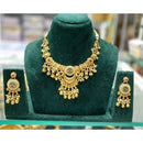 Manisha Jewellery Urban Ethnic Pota Stone And Pearl Necklace Set