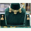 Manisha Jewellery Graceful Pota Stone And Pearl Choker Necklace Set