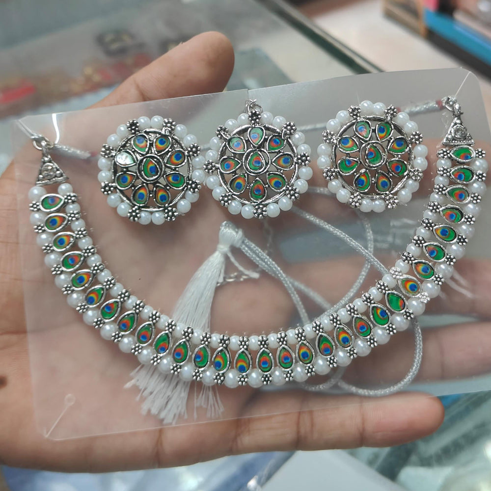 Manisha Jewellery Royal Heritage Pota And Pearl Necklace Set