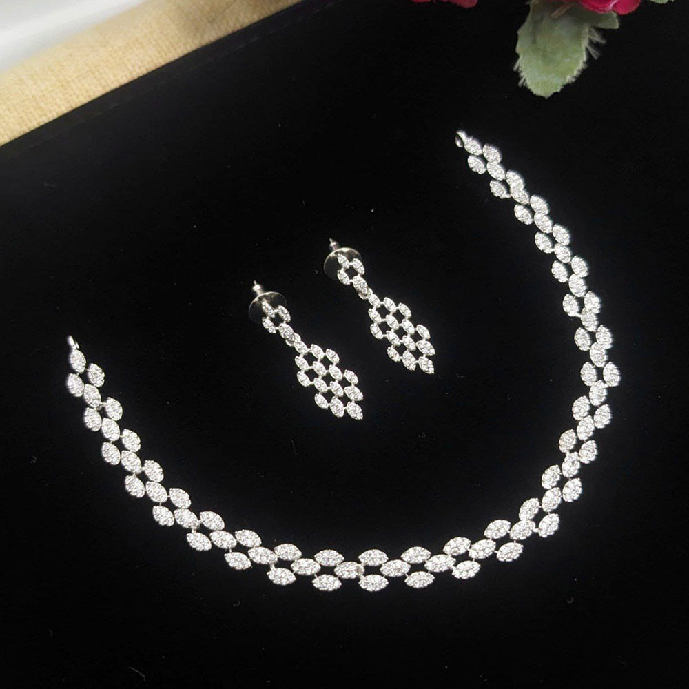Manisha Jewellery Handcrafted Royal Austrian Stone Necklace Set