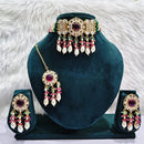 Manisha Jewellery Timeless Pota Kundan And Pearl Choker Necklace Set