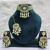 Manisha Jewellery Timeless Pota Kundan And Pearl Choker Necklace Set