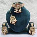 Manisha Jewellery Timeless Pota Kundan And Pearl Choker Necklace Set