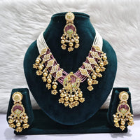 Manisha Jewellery Timeless Pota Kundan And Pearl Necklace Set