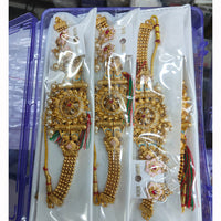 Manisha Jewellery Elegant Pota Stone And Pearl Necklace Set (One Piece Only)