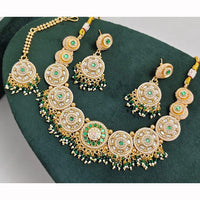 Manisha Jewellery Royal Sparkle Pota Kundan And Pearl Necklace Set