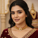 Manisha Jewellery Elegant Pota And Austrian Stone Designer Choker Necklace