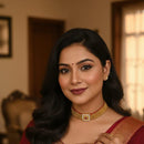 Manisha Jewellery Elegant Pota And Austrian Stone Designer Choker Necklace