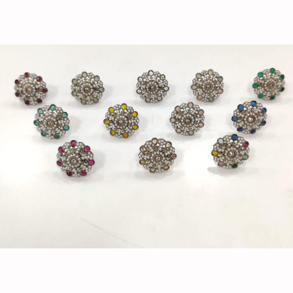 Manisha Jewellery Stylish Crystal Ring Shine Bright With Effortless Grace