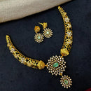 Manisha Jewellery Premium Crystal And Austrian Stone Necklace Set