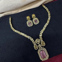 Manisha Jewellery Premium Crystal And Austrian Stone Necklace Set