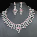 Manisha Jewellery Designer American Diamond Necklace Set