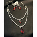 Manisha Jewellery Designer American Diamond Necklace Set