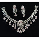 Manisha Jewellery Designer American Diamond Necklace Set