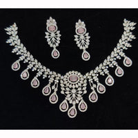 Manisha Jewellery Designer American Diamond Necklace Set