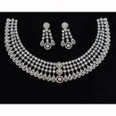Manisha Jewellery Designer American Diamond Necklace Set