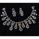 Manisha Jewellery Designer American Diamond Necklace Set