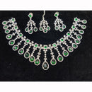 Manisha Jewellery Designer American Diamond Necklace Set