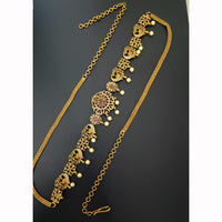 Manisha Jewellery Luxury Crysal And Austrian Stone Pearl Bridal Kamarbandh