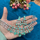 Manisha Jewellery Royal Look American Daimond Necklace Set