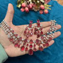 Manisha Jewellery Royal Look American Daimond Necklace Set