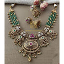 Manisha Jewellery Royal Look Pota Stone Pearl And Beads Necklace Set
